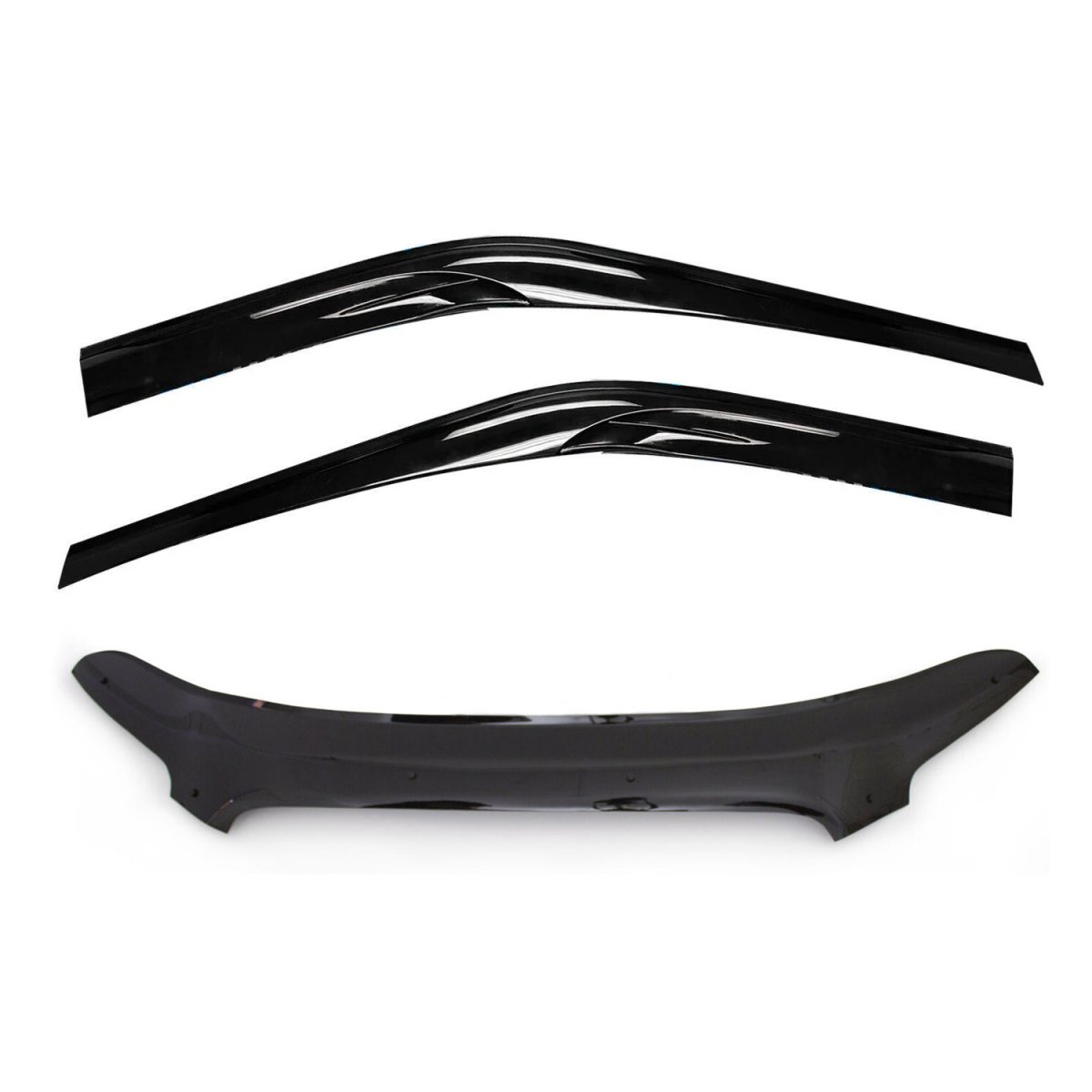 Ford Transit Hood Deflector + Wind Deflector - Omac - 2Pcs - '15-'20